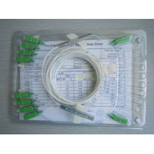 Mini type tube en acier plc diviseur de carte de fibre optique, diviseur optique extérieur prix bon